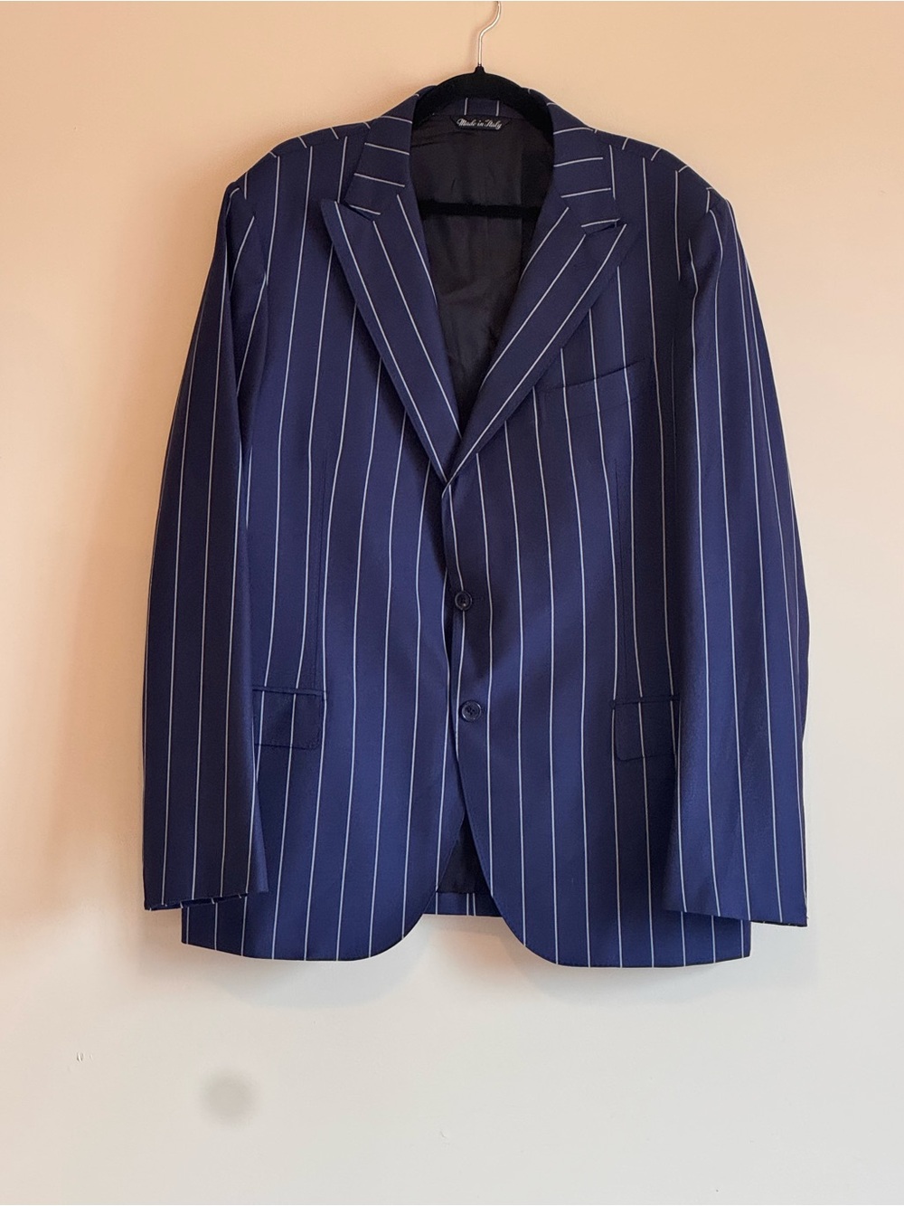 Harold Drago Swing Striped Wool Suit